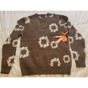 RGSTR Unisex Medium Crew Neck Sweater Chocolate Heavyweight Limited Edition NWT